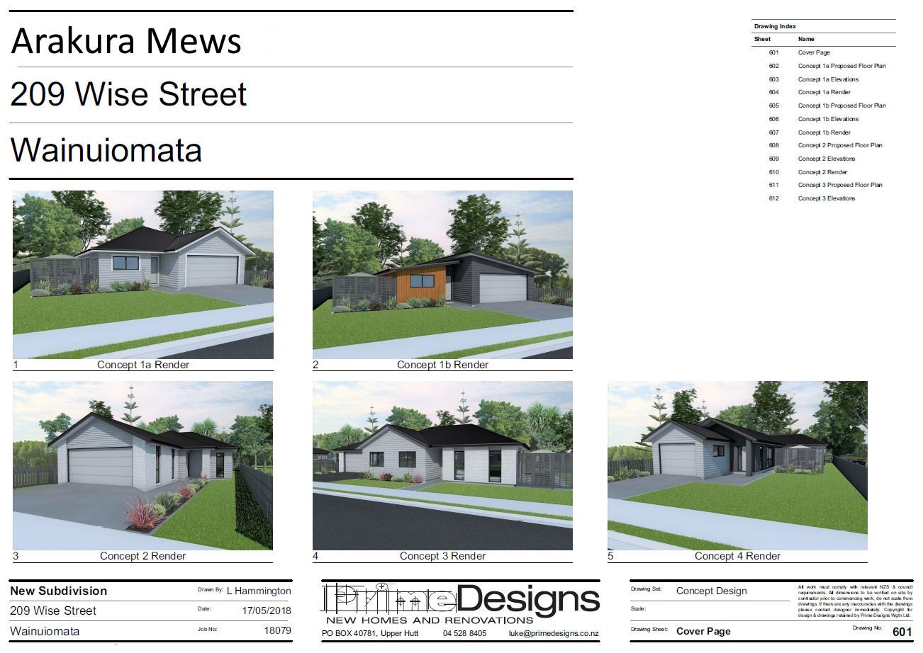 Arakura Mews Wainuiomata Sections for Sale